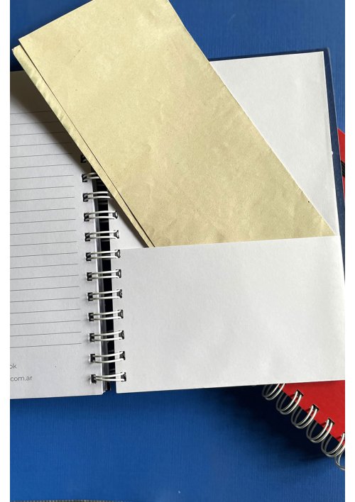 Cuaderno hojas rayadas A5 con estampa print