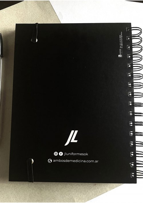 Cuaderno hojas rayadas A5 rayas negras