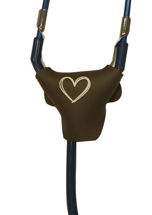 Accesorio para estetoscopio de cuero